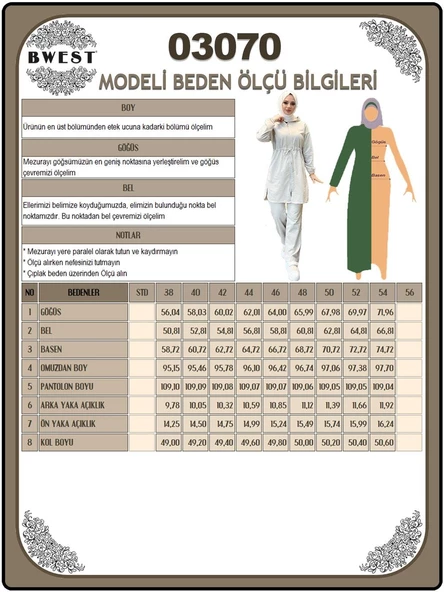 Kapşonlu Fermuarlı Belden Bağlamalı Sade Basic İkili Spor Takımı - 03070.027 - Ekru - Resim 11