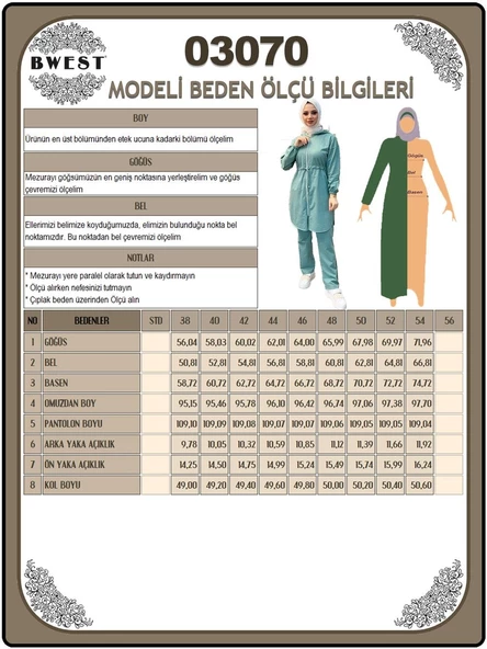 Kapşonlu Fermuarlı Belden Bağlamalı Sade Basic İkili Spor Takımı - 03070.100 - Çağla Yeşili - 8