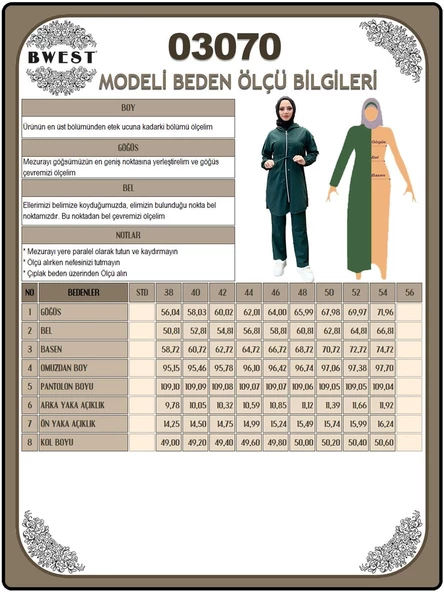Kapşonlu Fermuarlı Belden Bağlamalı Sade Basic İkili Spor Takımı - 03070.021 - Nefti - Resim 11