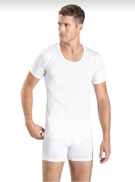 JİBER 103 ERKEK BİSİKLET YAKA FANİLA ATLET 10 ADET - 2