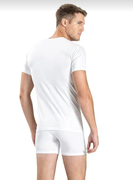 JİBER 103 ERKEK BİSİKLET YAKA FANİLA ATLET 10 ADET - 3