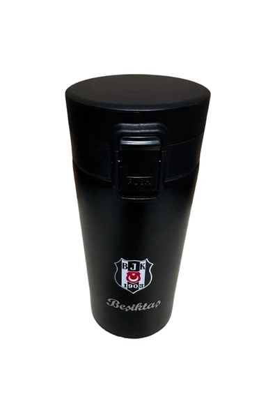 Beşiktaş Orijinal Lisanslı Çelik Termos 400 Ml Kilitli Mug