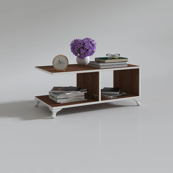Kenzlife orta salon sehpası kazablanka cvz 038*090*45 sofra çiçeklik - 2