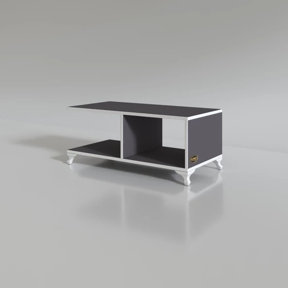 Kenzlife orta salon sehpası kazablanka gri 038*090*45 sofra çiçeklik - Resim 3