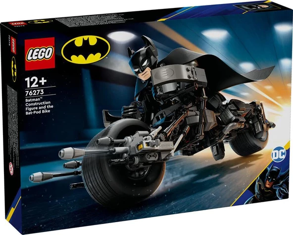 LEGO Super Heroes 76273 Batman Construction Figure and the Bat-Pod Bike