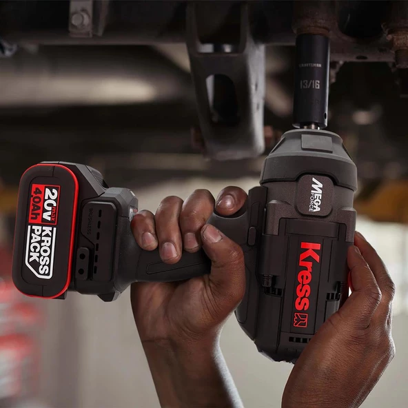Kress Kub33.91 20Volt 1300Nm Kömürsüz Profesyonel Şarjlı Somun Sıkma (Akü Dahil Değildir) - 11