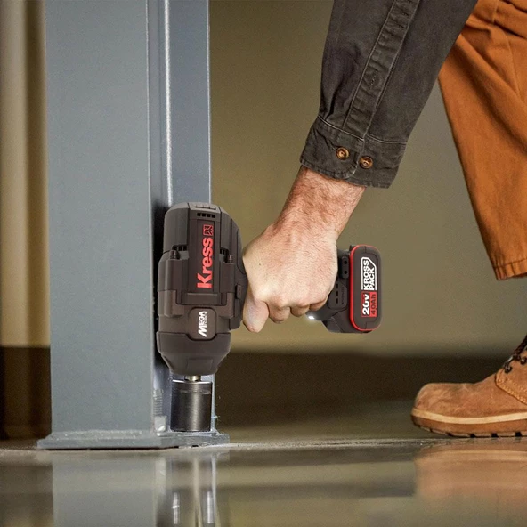 Kress Kub33.91 20Volt 1300Nm Kömürsüz Profesyonel Şarjlı Somun Sıkma (Akü Dahil Değildir) - 3