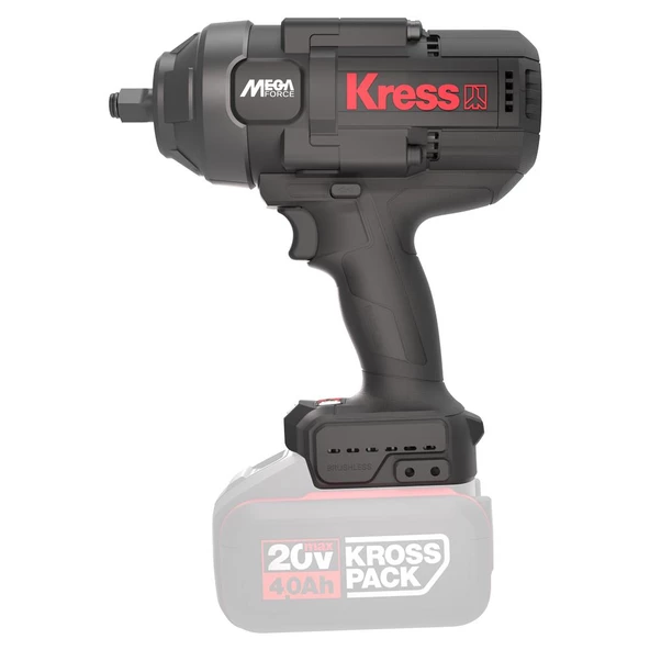 Kress Kub33.91 20Volt 1300Nm Kömürsüz Profesyonel Şarjlı Somun Sıkma (Akü Dahil Değildir) - 2