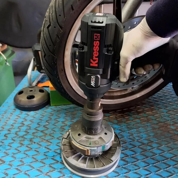 Kress Kub33.91 20Volt 1300Nm Kömürsüz Profesyonel Şarjlı Somun Sıkma (Akü Dahil Değildir) - 9