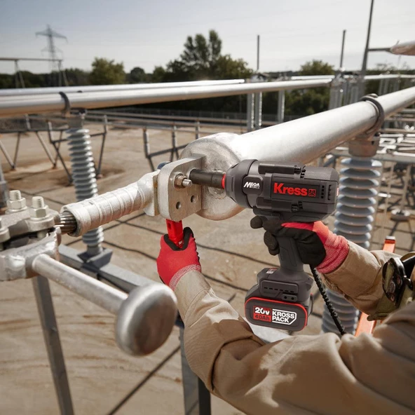 Kress Kub35.91 20Volt 1700Nm Kömürsüz Profesyonel Şarjlı Somun Sıkma (Akü Dahil Değildir) - 6