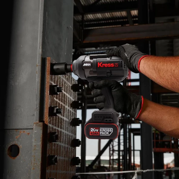 Kress Kub35.91 20Volt 1700Nm Kömürsüz Profesyonel Şarjlı Somun Sıkma (Akü Dahil Değildir) - 7