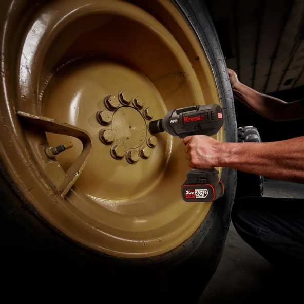 Kress Kub35.91 20Volt 1700Nm Kömürsüz Profesyonel Şarjlı Somun Sıkma (Akü Dahil Değildir) - 8