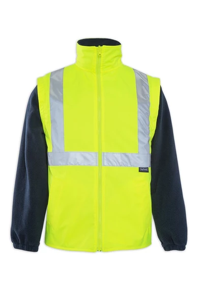 OLYMPUS MAX-BREATHANE HI-VIS TWO-TONE 5 IN 1 JACKET - Resim 3
