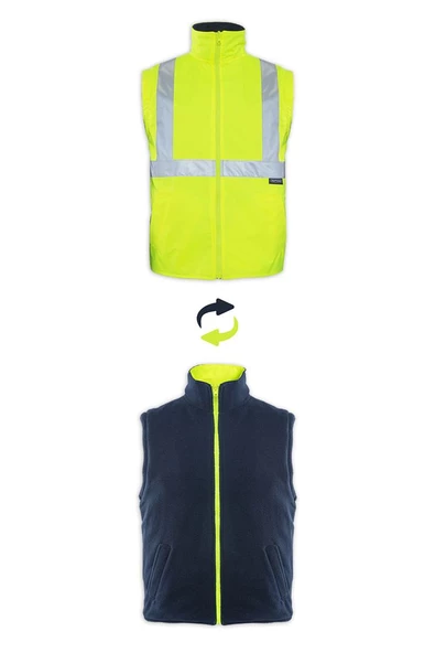 OLYMPUS MAX-BREATHANE HI-VIS TWO-TONE 5 IN 1 JACKET - Resim 4