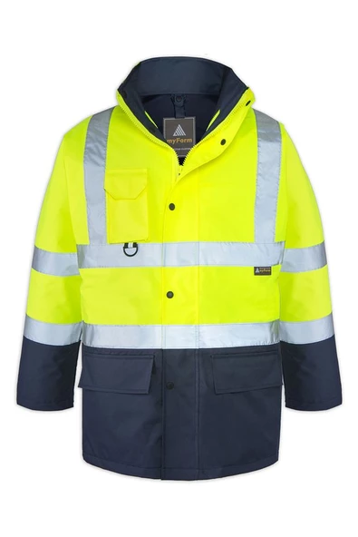 OLYMPUS MAX-BREATHANE HI-VIS TWO-TONE 5 IN 1 JACKET - Resim 5