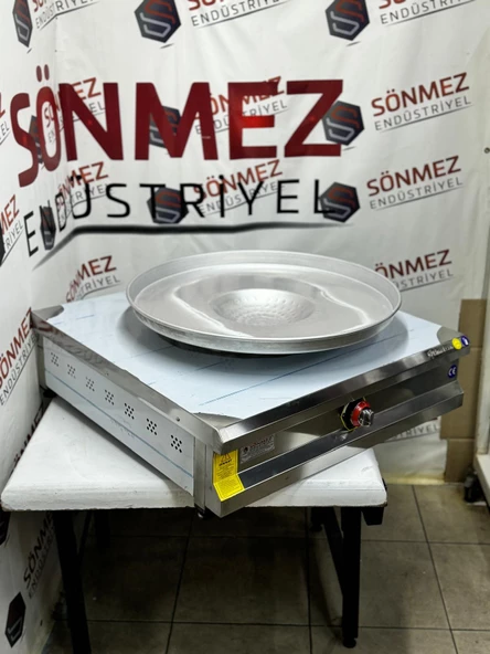 Sönmez Paslanmaz Tantuni Ocağı 100*100 Cm Tepsi Dahil -Doğalgaz Ce - Resim 4