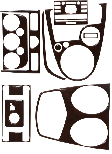 Fiesta 2005-2010 Uyumlu Ön Torpido Maun Kaplama (10 Parça) - 3