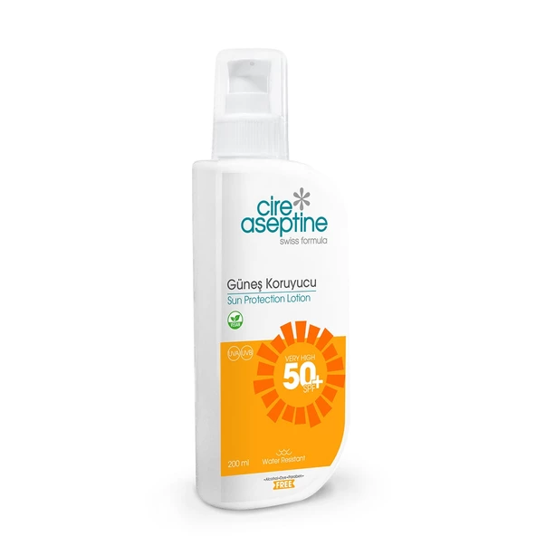 Cire Aseptine Güneş Losyonu Spf-50F 200ml Yetişkin