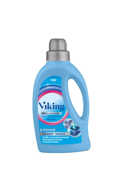 Viking TECHNOPOWER Sıvı Çamaşır Deterjanı Hassas 1.4 lt 1 Adet