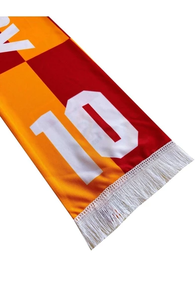 Galatasaray Orijinal Metin Oktay Atkı Hediyelik Ahşap Kutulu - Resim 3