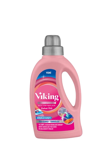 Viking TECHNOPOWER Sıvı Çamaşır Deterjanı Rahat Ütü 1.4 lt 1 Adet