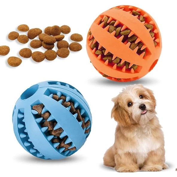 Mama Hazneli Köpek ve Kedi Eğitim Ve Oyun Topu Turuncu - 7