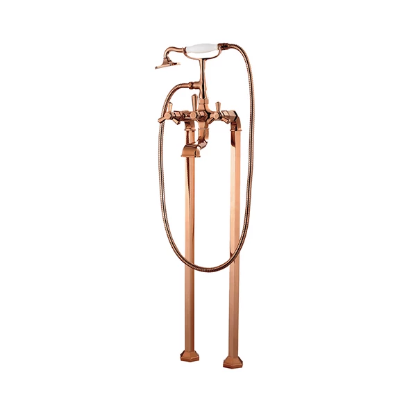 Newarc Hexa Tabandan Banyo Bataryası - Parlak Bakır 104545