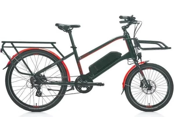 CARRARO E-LINE eLORRY 2.1 UNISEX MİNİ VELO BİSİKLET 406H HD 26 JANT 7 VİTES MAT SİYAH KIRMIZI GRİ