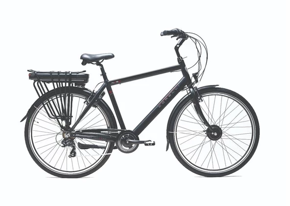CORELLİ ALVIEN ELEKTRİKLİ ERKEK ŞEHİR BİSİKLET 53CM V 28 JANT 7 VİTES SİYAH