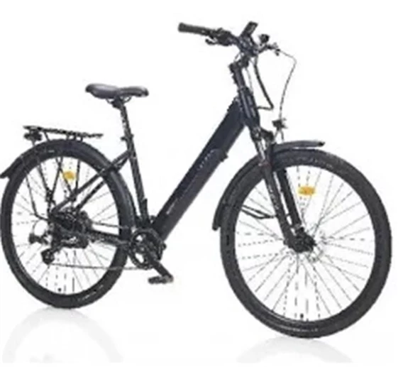 CORELLİ KEILA-L ELEKTRİKLİ KADIN ŞEHİR BİSİKLETİ 46CM HD 28 JANT 9 VİTES SİYAH