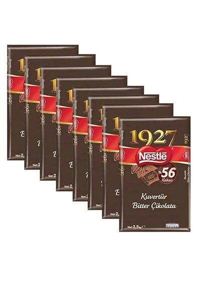 Nestle 1927 Bitter Kuvertür Çikolata 2.5Kg x 8 Adet