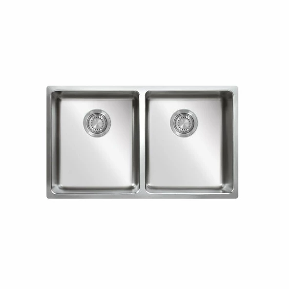 Ukınox Evye Me 340.50 F5p.Gt Düz T.Altı S-805 Sıfonlu