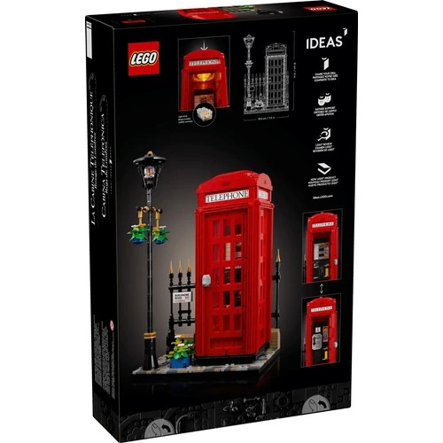 LEGO Ideas 21347 Red London Telephone Box (1460 Parça) - 2