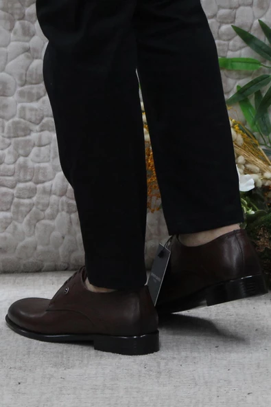 Pierre Cardin 63585 Taba Hakiki Deri Erkek Klasik Erkek Ayakkabı - Resim 4