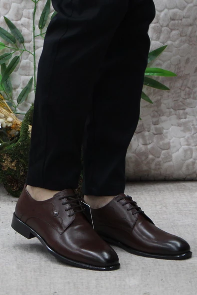 Pierre Cardin 63585 Taba Hakiki Deri Erkek Klasik Erkek Ayakkabı - Resim 2