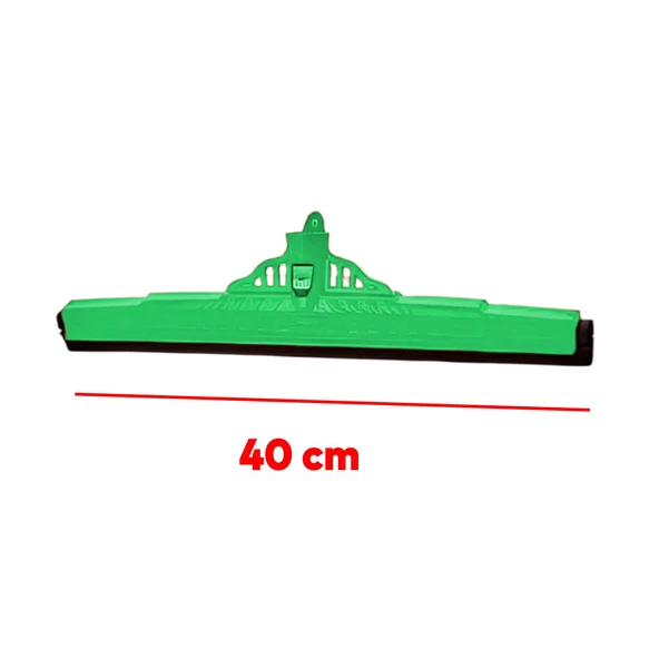 Ev Tipi Plastik Çekpas Çekçek Yersil 40 cm Ev İş Yeri Dükkan Cam Zemin Yer Temizleme Silme - 2