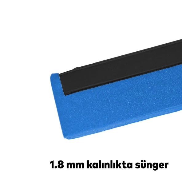 Geniş Kalın Metal Çekpas Çekçek Yersil 55 cm İşyeri Cam Zemin Yer Temizleme - 5