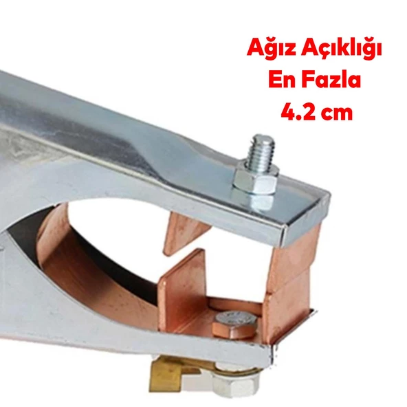 Kaynak Şase Pensesi 500 Amper Elektrod Kaynak Bakır Destekli Kaynakçı Pense 1 Adet Tek - 2