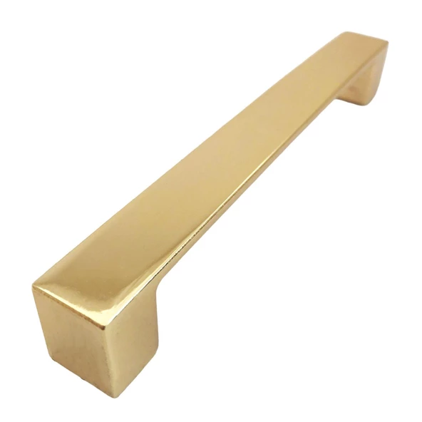Bihter Düz Kulp 128 mm Altın Mutfak Kulpu Çekmece Dolap Kapak Kulbu Metal  Mobilya Dolabı Kulpları - 5