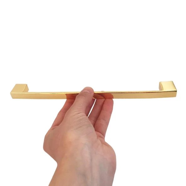 Marmara Kulp 224 mm Altın Mutfak Kulpu Çekmece Dolap Kapak Kulbu Metal  Mobilya Dolabı Kulpları - 5