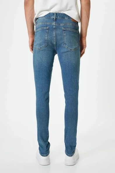 Koton Super Skinny Fit Kot Pantolon - Justin Jean - 4