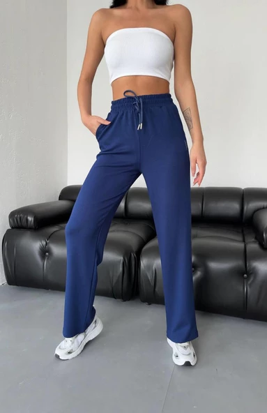 Vogsign 384 Kadın Oysho Düz Paça Cepli Tek Alt Eşofman - 7