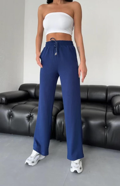 Vogsign 384 Kadın Oysho Düz Paça Cepli Tek Alt Eşofman - 4