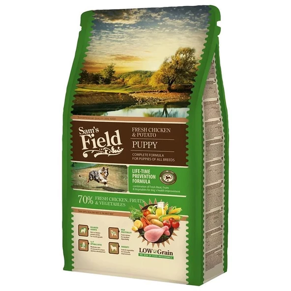 Sam's Field Tavuklu Düşük Tahıllı Yavru Köpek Maması 2,5 Kg