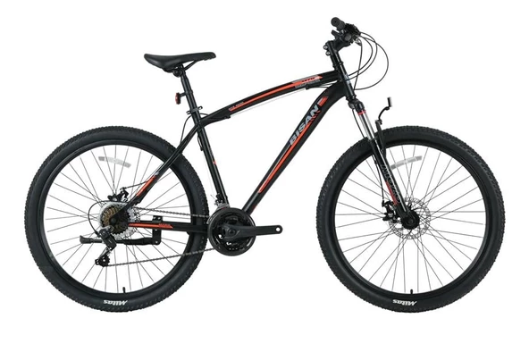 BİSAN MTS 4600 ERKEK DAĞ BİSİKLETİ 44CM MD 26 JANT 21 VİTES MAT SİYAH TURUNCU