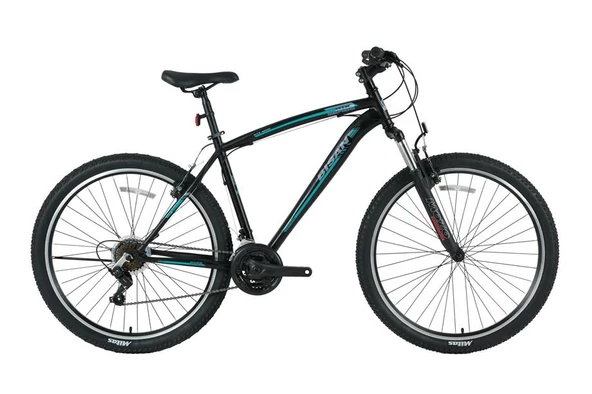 BİSAN MTS 4600 ERKEK DAĞ BİSİKLETİ 48CM V 27.5 JANT 21 VİTES MAT SİYAH YEŞİL
