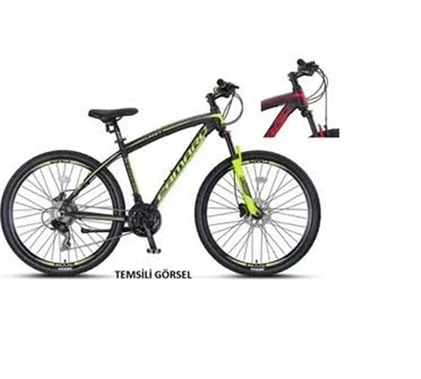 ÜMİT 2960 CAMARO M-HDM500 ERKEK DAĞ BİSİKLETİ 510H HD 29 JANT 21 VİTES SİYAH KIRMIZI