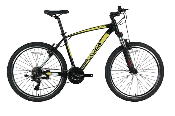 BİSAN MTX 7100 ERKEK DAĞ BİSİKLETİ 48CM V 29 JANT 21 VİTES MAT SİYAH SARI ürün görseli