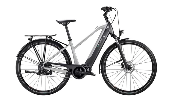 BIANCHI T-TRONIK T ST DB X5/X7 ELEKTRİKLİ KADIN ŞEHİR BİSİKLET 43CM HD 28 JANT 9 VİTES URBAN GRAY DARK GRAPHITE FULL MATT