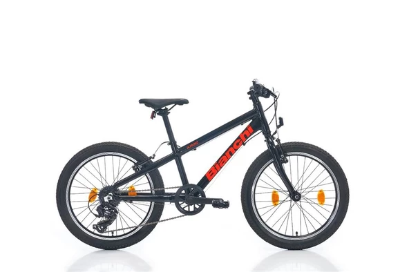 BIANCHI XR20 ÇOCUK BİSİKLETİ 280H V 20 JANT 7 VİTES BLACK RED FLUO GLOSSY
